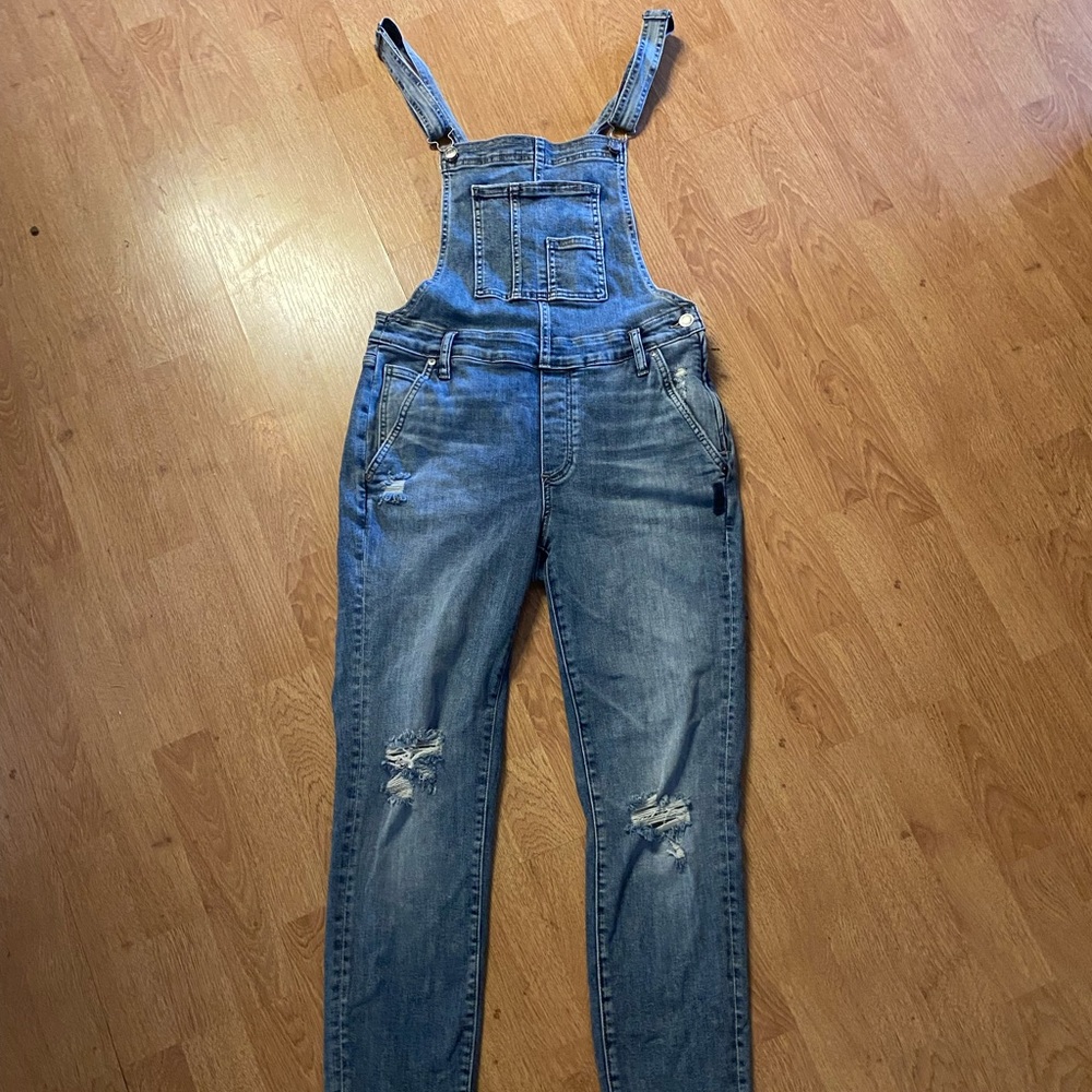 Silver jeans overalls